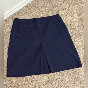 LOFT Dark Blue Mini Skirt